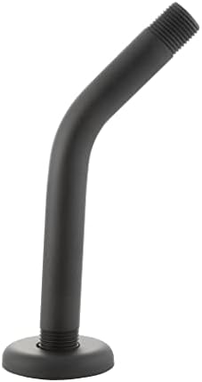 Danco 11095 Matte Black Shower Arm with Flange