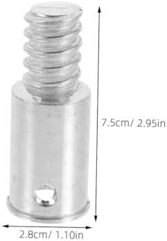 25mm Aluminum Alloy Broom Handle Adapter 2 Pcs