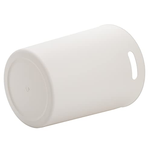 Lyellfe 6 Pack Small Trash Can 15 Gallon Round Wastebasket with Handles