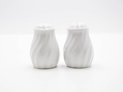 Lynns Imperial White Floral Salt and Pepper Set