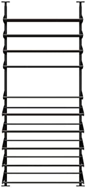 Black Metal Wine Rack - Stores 84 Bottles Modular Design