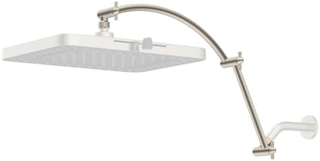 Hibbent 20 All Metal Adjustable Shower Arm