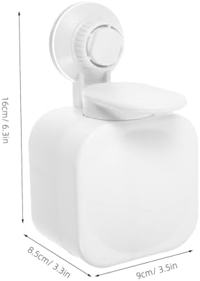 LIFKOME Wall-Mounted Soap Dispenser for Liquid and Bar Soap