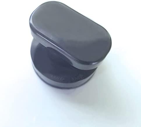 WANLIAN Suction Cup Handle with Vacuum Lock Black Trumpet Design