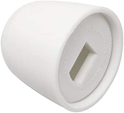 Ruiwaer 4pcs Toilet Bolt Caps Universal White 145x145 Inches
