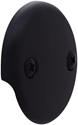 Westbrass Replacement Tip Toe Drain with 2-Hole Faceplate Matte Black