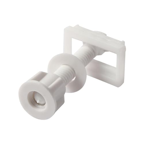 Pokinge 10pcs White Toilet Seat Hinges Replacement