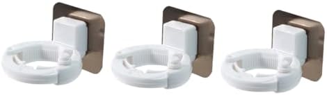 Ciieeo Wall Mounted Shampoo Gel Bottle Rack Adhesive No Holes