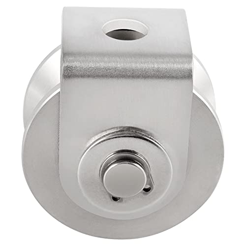 PINGEUI 2 Pack 3 Inch V Groove Caster with Bracket