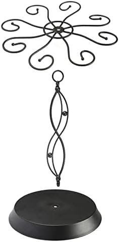 HomeRoots 8-Wine Glass Holder - Stylish Metal Rack for Countertop Display