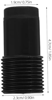 2pcs Plastic Threaded End Broom Handle Adapter