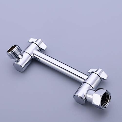 TRUSTMI 4 Inch Brass Shower Arm Extension Mount with Adjustable Height