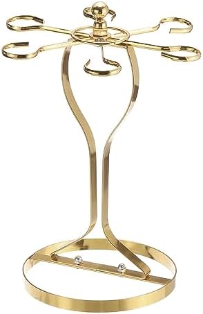 Uexcel Countertop Wine Glass Holder with 6 Hooks