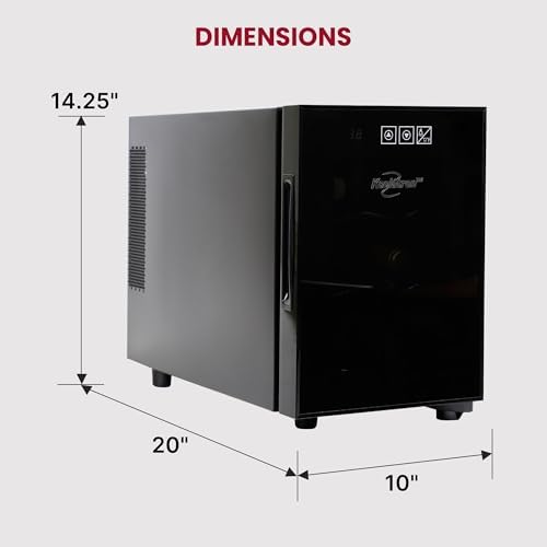 Koolatron 6 Bottle Wine Cooler with UV Glass Door