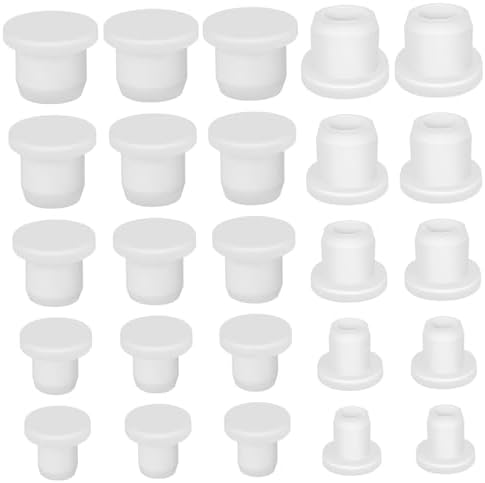 OUNONA 25 Pcs Salt And Pepper Stoppers Replacement Plugs
