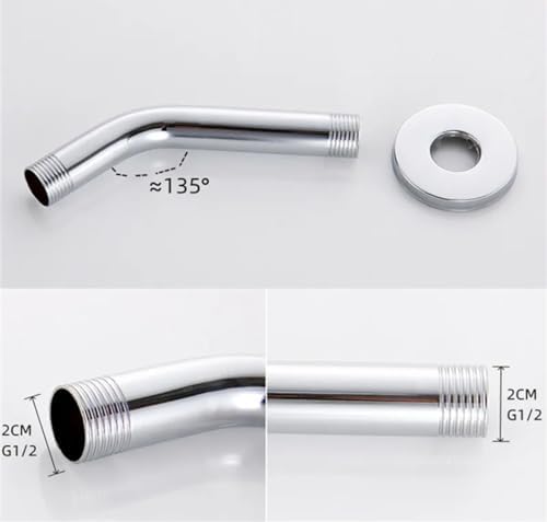 Stainless Steel Chrome Shower Arm Extension Pipe