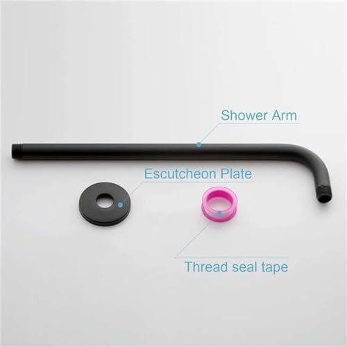 324252cm L-Shaped Shower Head Extension Arm