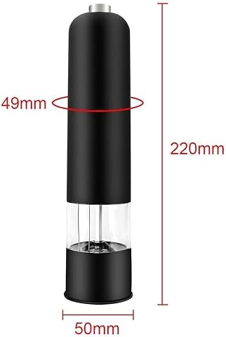 Electric Spice Grinder With LED Light - Salt Pepper Shaker Set