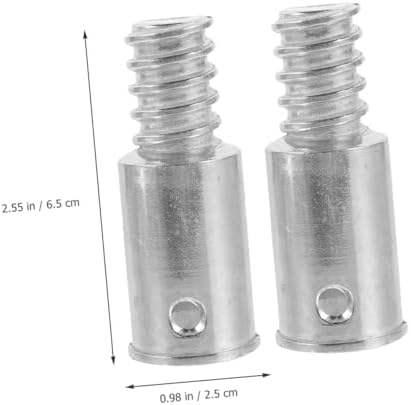 4pcs Minkissy Stainless Steel Handle Adapter for Telescoping Poles