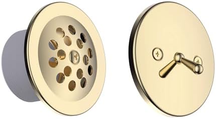 Fine Fixtures Bathtub Drain Kit - Polished Gold 20 Gauge Brass