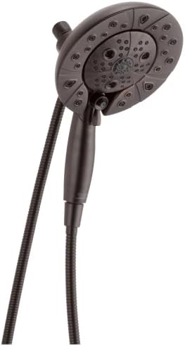 Delta H2Okinetic In2ition 5-Setting Handheld Shower Head with Hose Venetian Bronze