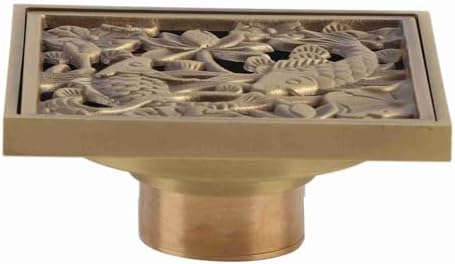 Tomvorks Brass 10cm Shower Floor Drain Strainer Cover