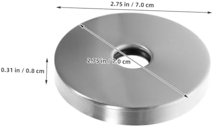 Gadpiparty 2 Pcs Stainless Steel Shower Flange Covers