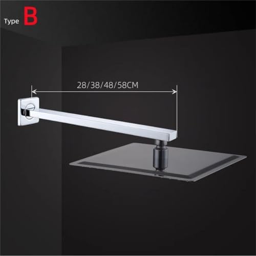 Stainless Steel Chrome Shower Arm Extension Pipe