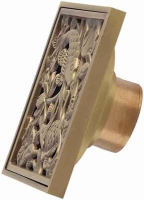 Tomvorks Brass 10cm Shower Floor Drain Strainer Cover
