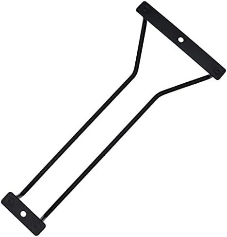 96-Inch Wine Glass Rack Set - 3 Pack Black Metal Organizer