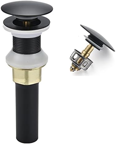 Rockgoya Matte Black Pop Up Drain Stopper
