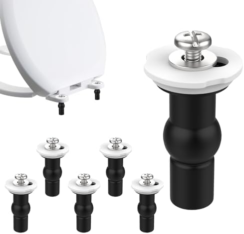 SDTC Tech Toilet Seat Hinge Bolt Set 6 Pack