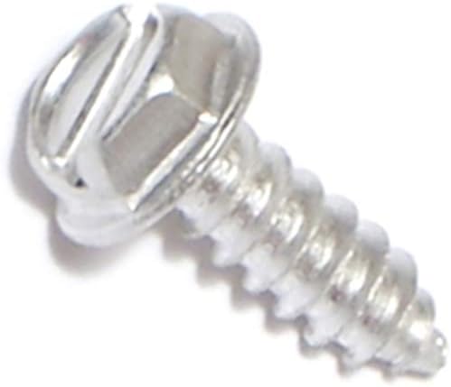 014973120528 Hex Washer Sheet Metal Screws 8 x 12 100 Piece