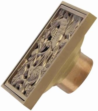Tomvorks Brass 10cm Shower Floor Drain Strainer Cover