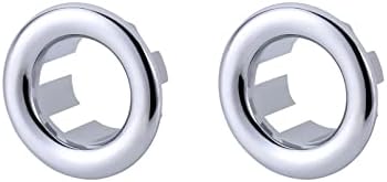 2 Pack Sink Overflow Ring Chrome 1