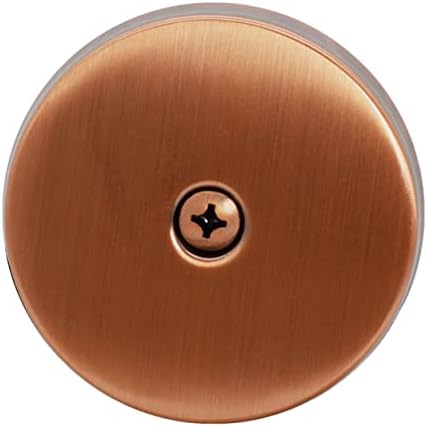 Westbrass D328-11 3-18 Antique Copper Overflow Faceplate