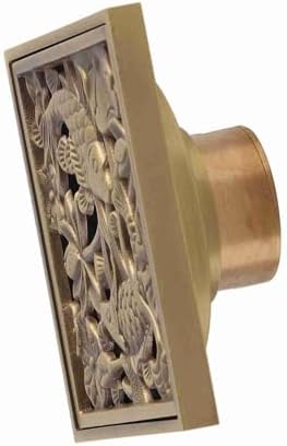 Tomvorks Brass 10cm Shower Floor Drain Strainer Cover