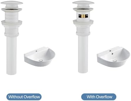 YZZY Pop-up Drain with Overflow and Hair Catcher