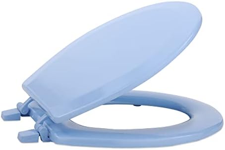 Fantasia Standard Wood Toilet Seat - 17 Inch Light Blue