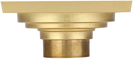 Garosa Antique Square Floor Drain with Brass Strainer