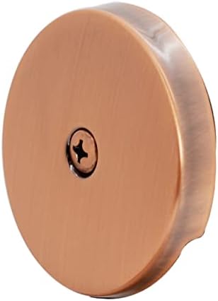 Westbrass D328-11 3-18 Antique Copper Overflow Faceplate