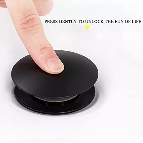 Rockgoya Matte Black Pop Up Drain Stopper