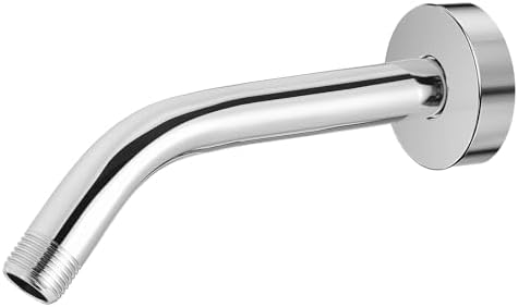 Eolax 8 Inch Chrome Shower Arm and Flange with Flange