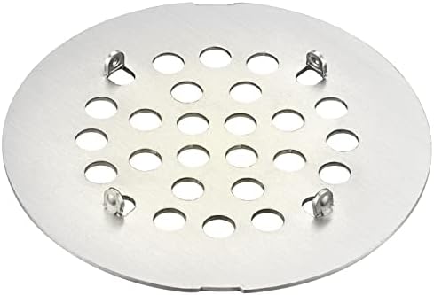 Bropury 4-14 Inch Snap-In Shower Drain Cover Stainless Steel