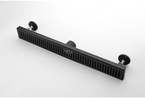 Udorich 24 Inches Linear Shower Drain with Hair Strainer and Leveling Feet