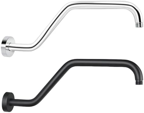 QINGFAN Multipurpose Shower Arm with Matte Black Finish