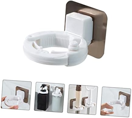 Ciieeo Wall Mounted Shampoo Gel Bottle Rack Adhesive No Holes
