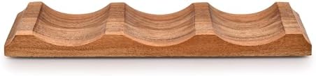 EDHAS Acacia Wood Tabletop Wine Rack 1
