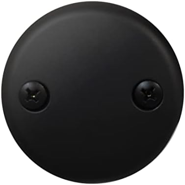 Westbrass Replacement Tip Toe Drain with 2-Hole Faceplate Matte Black
