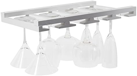 Rustic State 4 Sectional Wine Glass Rack 10 Inch Deep